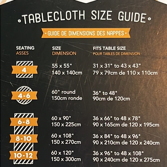 ECO-friendly/wrinkle resistant now DESIGNS 100% recycled content tablecl… - Picture 7 of 14